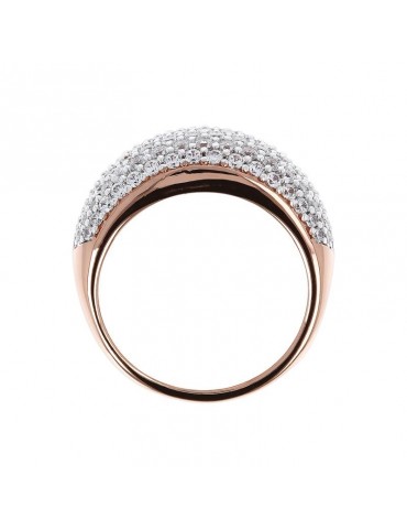 Bronzallure Woman Ring - Very High Pavè Cubic Zirconia - 0 2