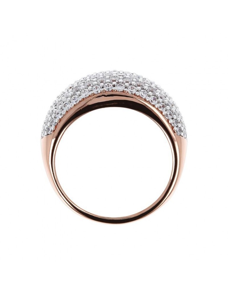 Bronzallure Woman Ring - Very High Pavè Cubic Zirconia - 0