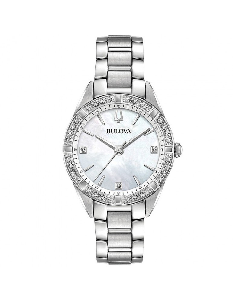 Bulova Woman's Watch - Sutton Diamonds Quartz 32mm Mother of Pearl - 0