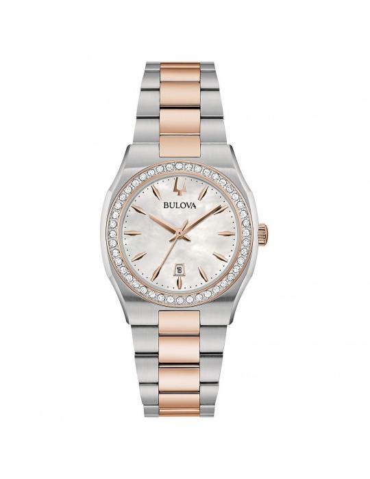 Bulova Woman's Watch - Surveyor Quartz 31mm Mother of Pearl - 0