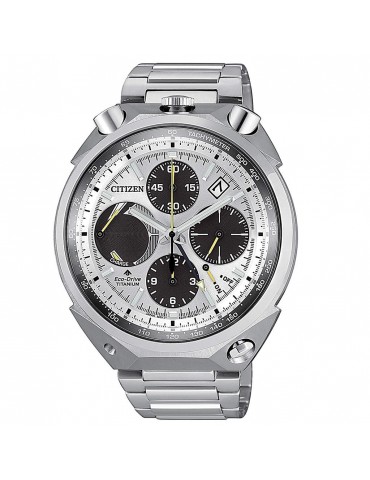 Citizen Men's Watch - Bull Head Super Titanium Eco-Drive 43mm Silver - 0