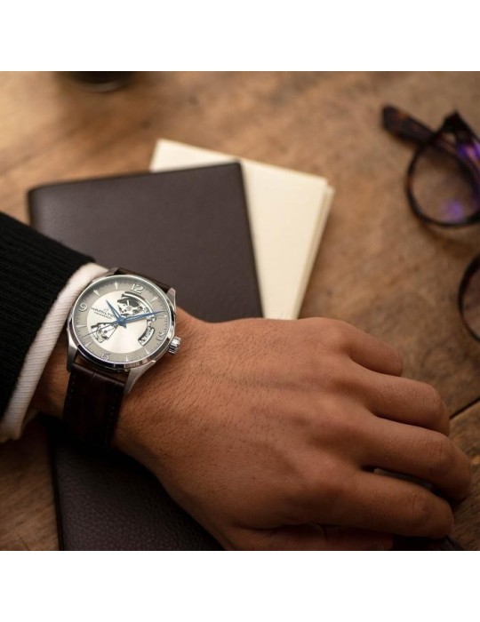 Hamilton Men's Jazzmaster Open Heart 42mm Watch - 0