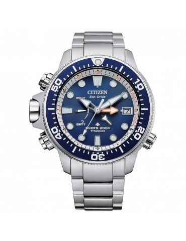 Citizen Men's Watch - Promaster Aqualand Eco Drive Super Titanium 46mm Blue - 0