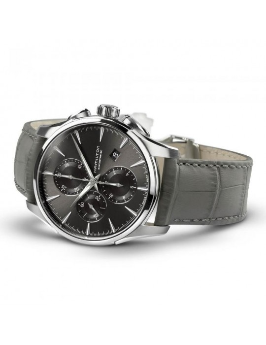 Orologio Hamilton - Jazzmaster Auto Chrono 42mm Grigio - H32586881
