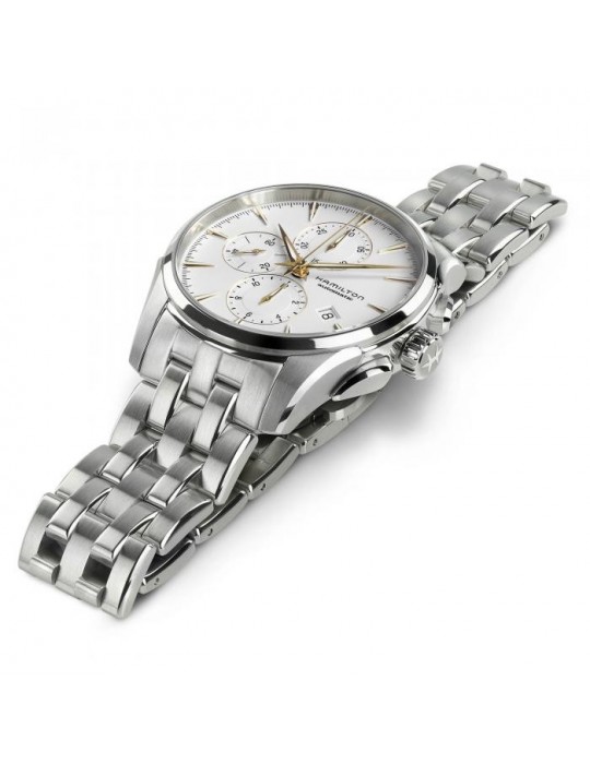 Orologio Hamilton Uomo - Jazzmaster Auto Chrono 42mm Bianco - H32586111