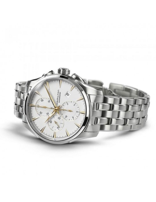 Orologio Hamilton Uomo - Jazzmaster Auto Chrono 42mm Bianco - H32586111