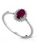 Anello Lelune Diamonds - Oro - Diamanti - Rubino - LDRNRB53008
