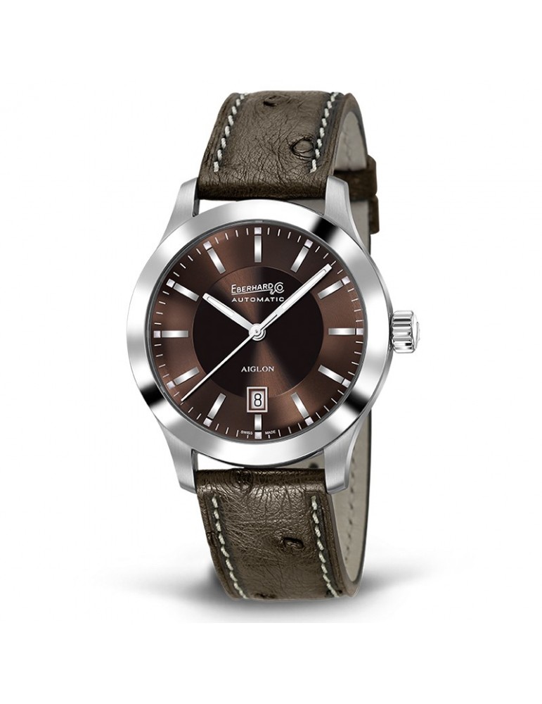 Orologio Eberhard - Aiglon Grande Taille Auto - 41mm Marrone - 41030.7