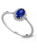 Anello Lelune Diamonds - Oro - Diamanti - Zaffiro - LDRNZB65007