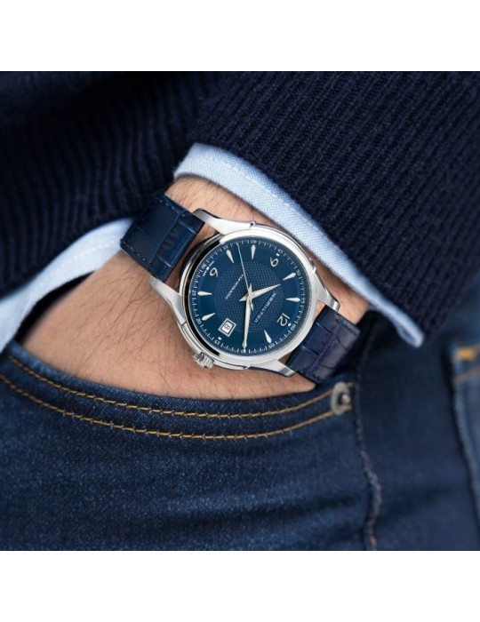 Orologio Hamilton Uomo - Jazzmaster Viewmatic Automatico 40mm Blu - H32515641