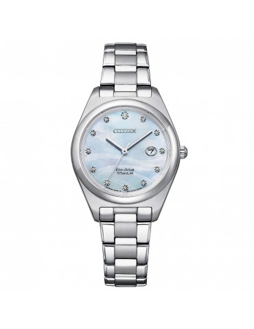 Orologio Citizen - Super Titanio Eco Drive 30mm Madreperla - EW260083D