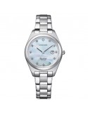 Citizen Woman's Watch - Super Titanium Eco Drive 30mm Mother of Pearl with Diamonds - 0