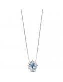 Pendente Lelune Diamonds - Oro - Diamanti - Acquamarina - LDPLAM15008
