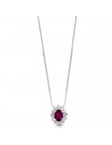 Pendente Lelune Diamonds - Oro - Diamanti - Rubino - LDPLRB16008