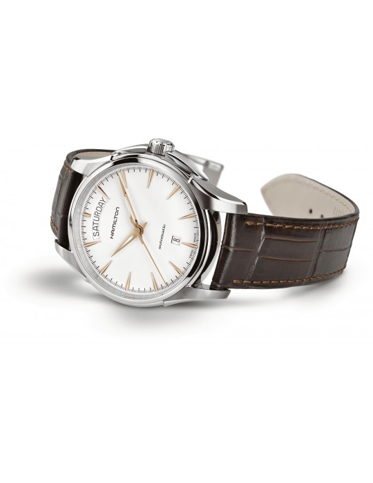 Orologio Hamilton - Jazzmaster Day Date Auto 40mm Bianco - H32505511