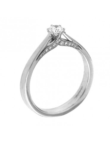 Giorgio Visconti Solitaire Ring with Diamond for Women - 0