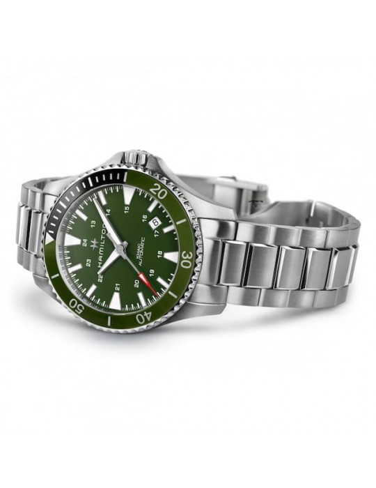 Hamilton Men's Watch - Khaki Navy Scuba 40mm Green Automatic - 0