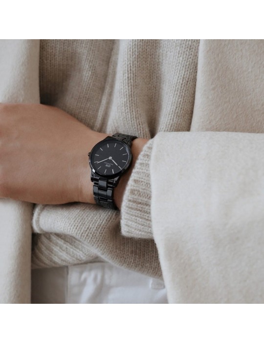 Daniel Wellington Woman's Watch - Iconic Link Ceramic 32mm Black - 0