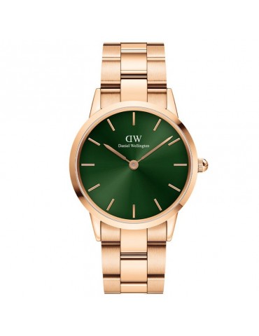 Orologio Daniel Wellington- Iconic Link Emerald 36mm Verde- DW00100419