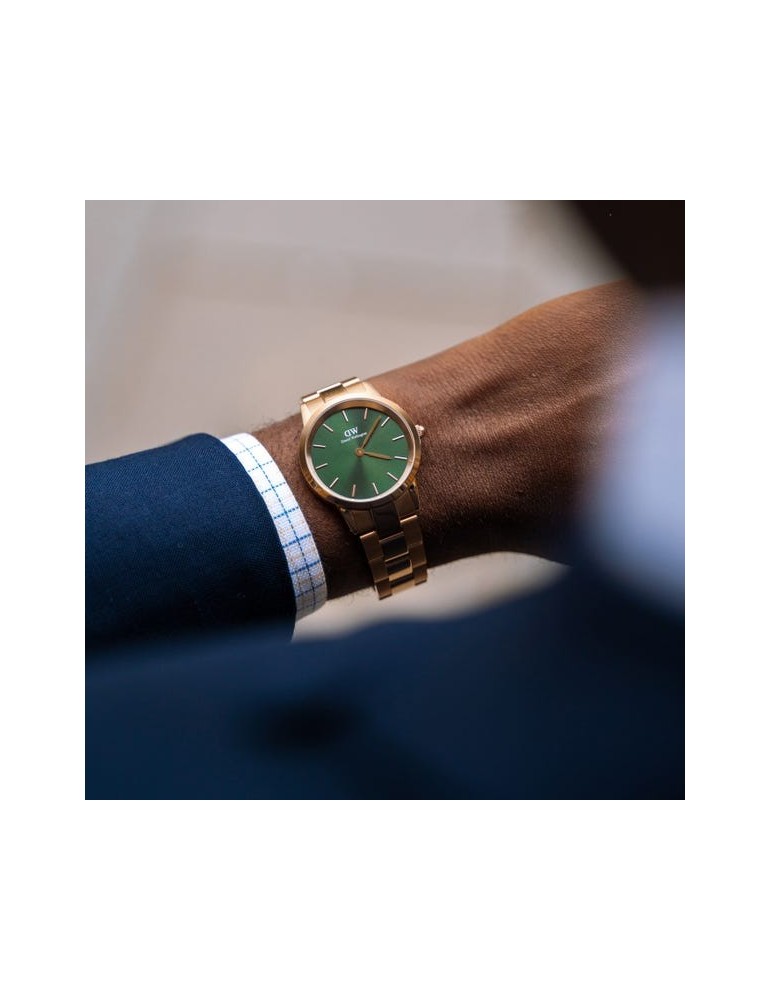 Daniel Wellington Men's Watch Iconic Link Emerald 36mm Green