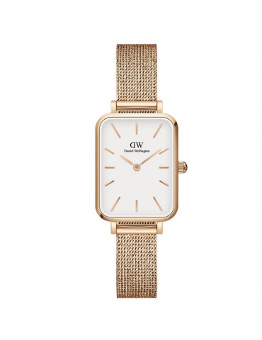 Daniel Wellington Woman's Watch - Pressed Melrose 20x26mm White - 0