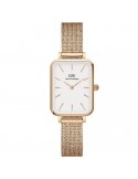 Daniel Wellington Woman's Watch - Pressed Melrose 20x26mm White - 0
