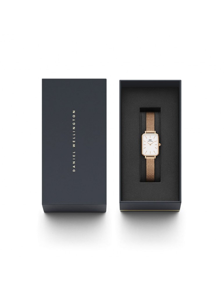 Daniel Wellington Woman's Watch - Pressed Melrose 20x26mm White - 0