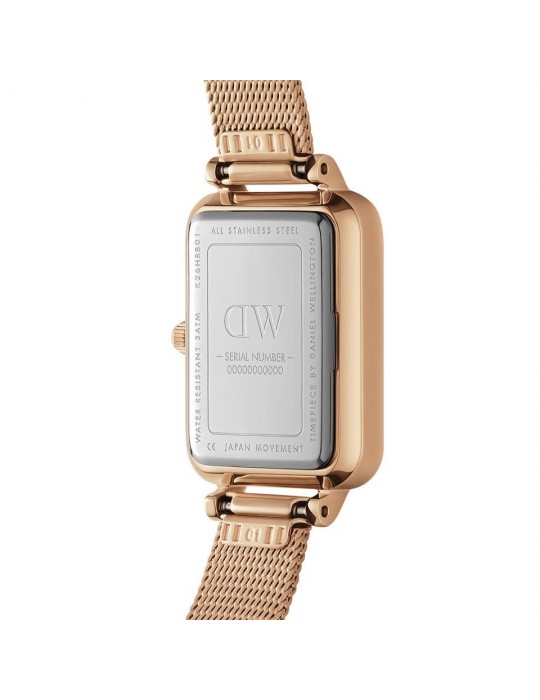 Daniel Wellington Woman's Watch - Pressed Melrose 20x26mm White - 0