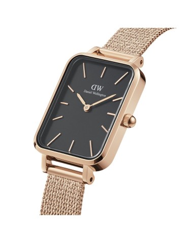 Daniel Wellington Woman's Watch - Pressed Melrose Square 20x26mm Black - 0 2