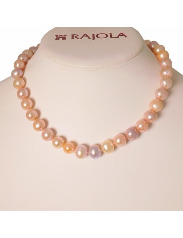 Collana Rajola Donna - Nagoya - Perle Multicolor 11-12 mm - 4541712J1