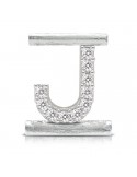 Charm Letter J Component for Eleonora Giordani Bracelet - in Silver 925 - 0