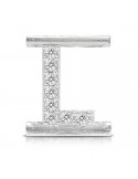 Charm Letter L Component for Eleonora Giordani Bracelet - in Silver 925 - 0