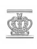 Charm Symbol Crown Component for Eleonora Giordani Bracelet - in Silver 925 - 0