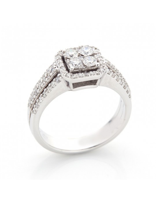 Anello Buonocore Engage con Diamanti da Donna - 0