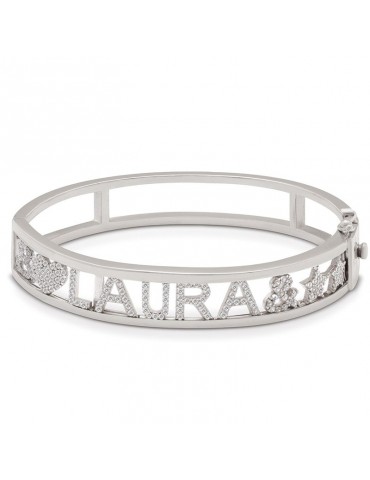 Modular Bracelet Eleonora Giordani - Modo 360 in 925% Silver Customizable M - 0 2