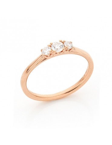 Anello Buonocore Trilogy con Diamanti da Donna - 0