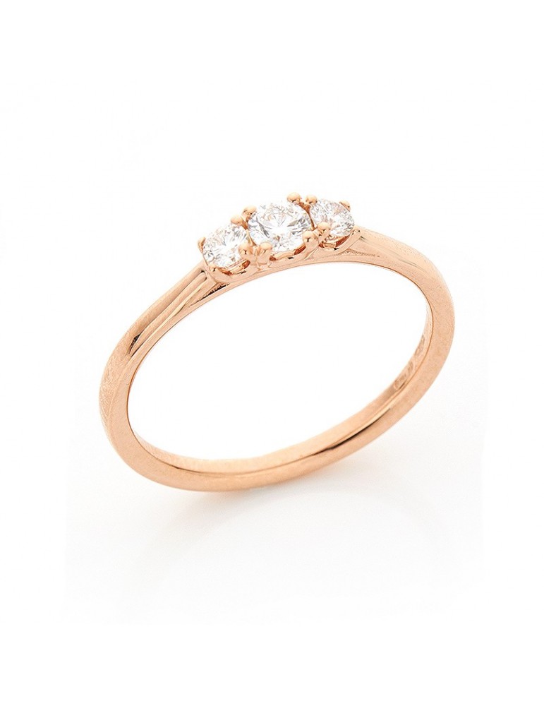 Buonocore Women's Trilogy ring with Diamonds - 0