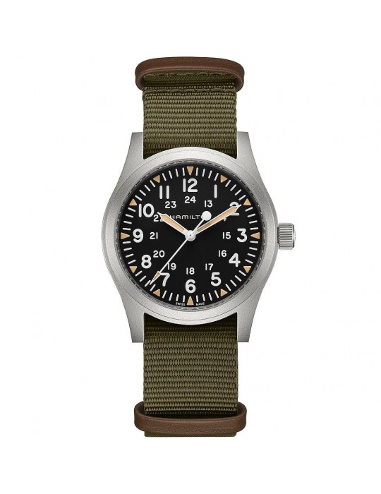 Hamilton Men's Watch - Khaki Field Mechanical Automatic 42mm Black - 0