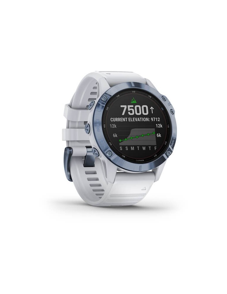 Garmin Unisex Watch - Fēnix 6 Pro Solar Edition 47mm Mineral Blue - 0