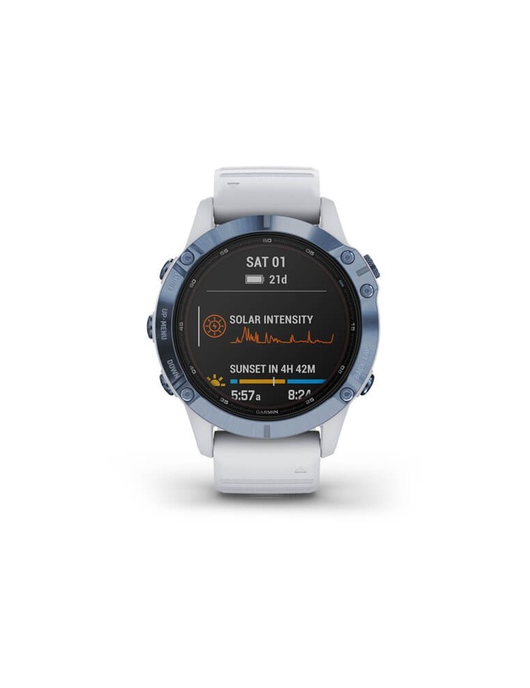 Garmin Unisex Watch Fēnix Pro Solar Edition 47mm Mineral Blue