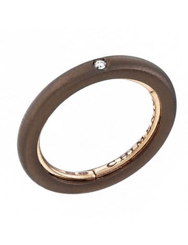 Chimento Woman's Ring - Forever Stack Me 01 in 18K Chocolate Gold with Natural Diamonds - 0