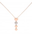 Buonocore Women's Necklace with Heart Pendant and Diamonds - 0