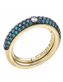 Anello Chimento - Forever - Oro Giallo - Diamanti Blu - 1AS0940BY1140