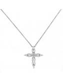 Picca Necklace - White Gold Rood with Natural Diamonds - 0