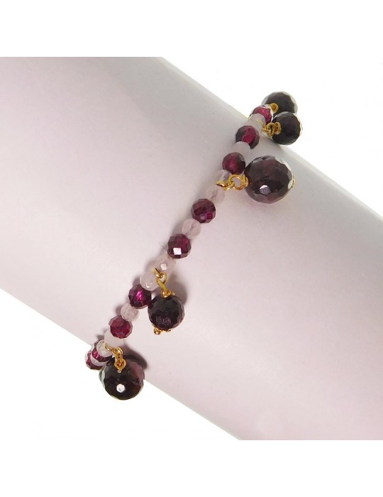 Bracciale Rajola Donna - Oxford - Granato - Quarzo Rosa - 45391118