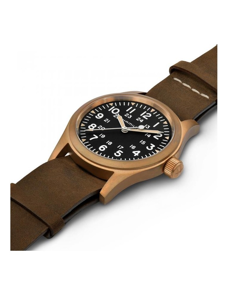 Orologio Hamilton- Khaki Field Mechanical Bronze -38mm Nero -H69459530