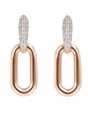 Bronzallure Woman's Earrings - Altissima Oval Pendants with Zircons Pav - 0