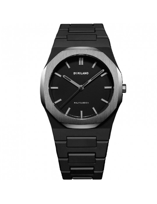 Orologio D1 Milano - Polycarbon Space Grey 40,5mm Nero - Gun - PCBJ13