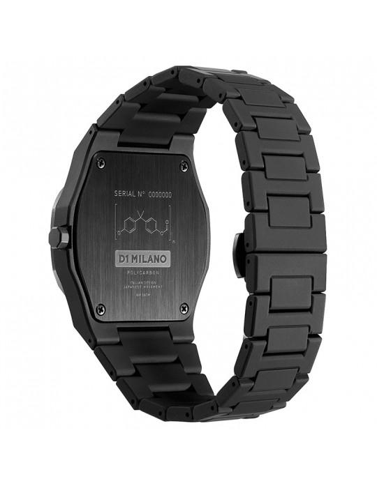 Orologio D1 Milano - Polycarbon Space Grey 40,5mm Nero - Gun - PCBJ13