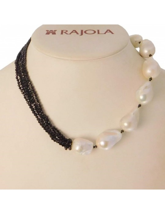 Collana Rajola Armonia con Perle e Spinello da Donna - 0
